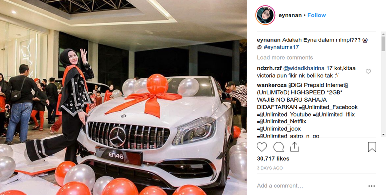 Pesta Ulang Tahun Mewah Dan Kado Seharga Milayaran Rupiah